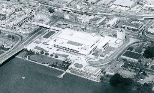 Queensland Cultural Centre, Stage 1 with Art Gallery completed, Brisbane, 1982