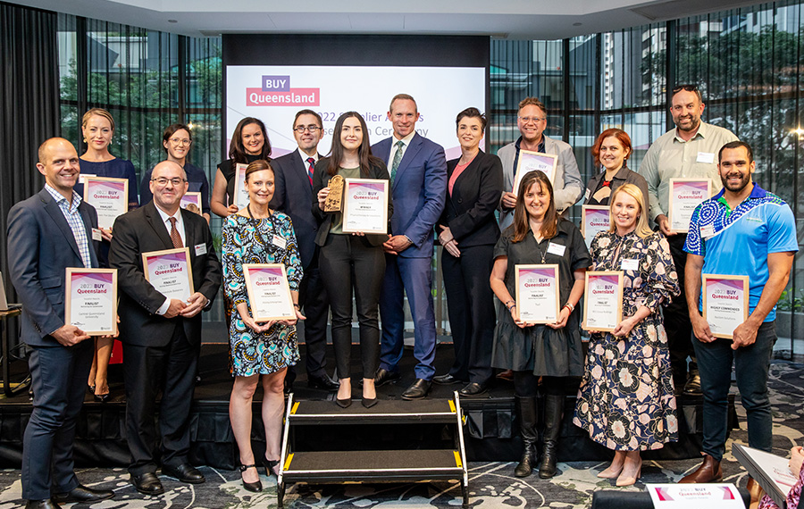 Buy Qld Supplier Award winners 2022