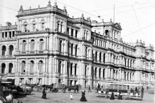 Treasury Building, Queen Street, Brisbane, circa 1890