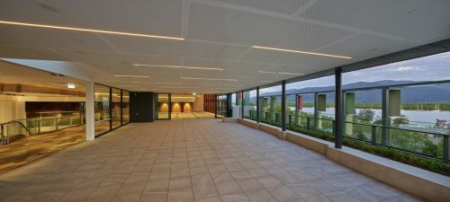 Trinity Terrace and pre-function areas, with expansive views over Trinity Inlet 