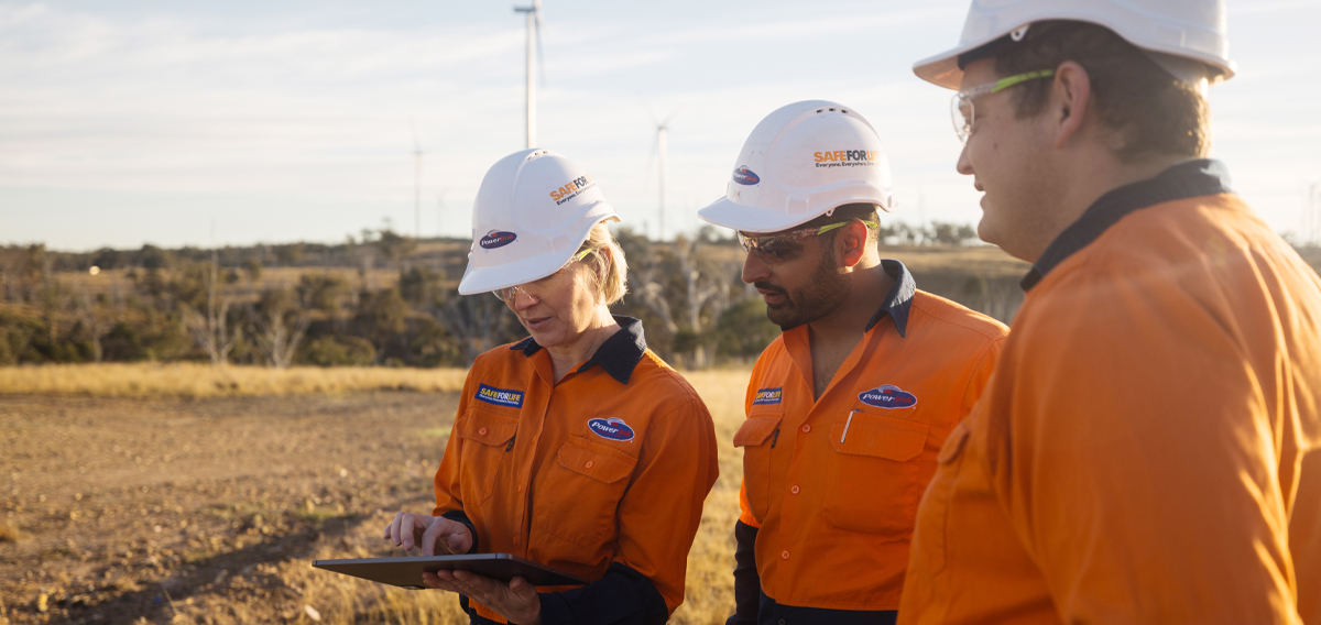 workers gathering to discuss